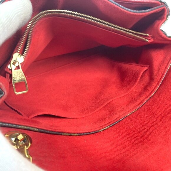 LOUIS VUITTON Brown Monogram Canvas Shoulder Bag - Picture 15 of 16